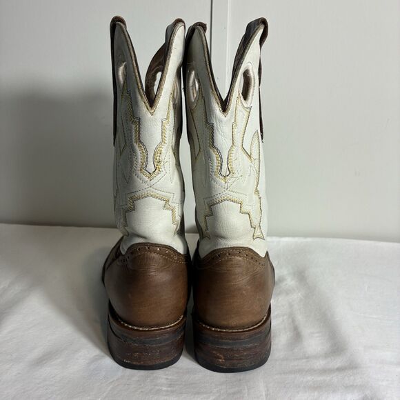 Tronco Leather Boots  Men’s 8.5 Western Cowboy Square Toe Brown Made In Mexico main image 5